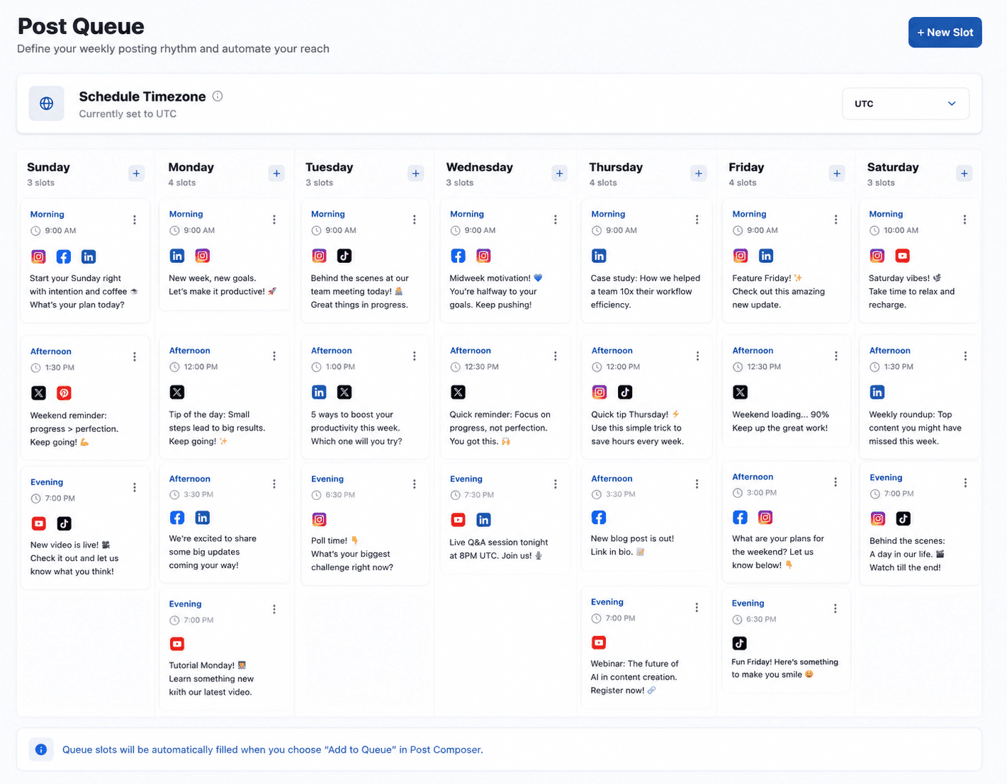 Automated publishing queues